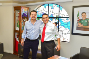 Alejandro Moreno reconoce resultados de Esteban Villegas en Durango